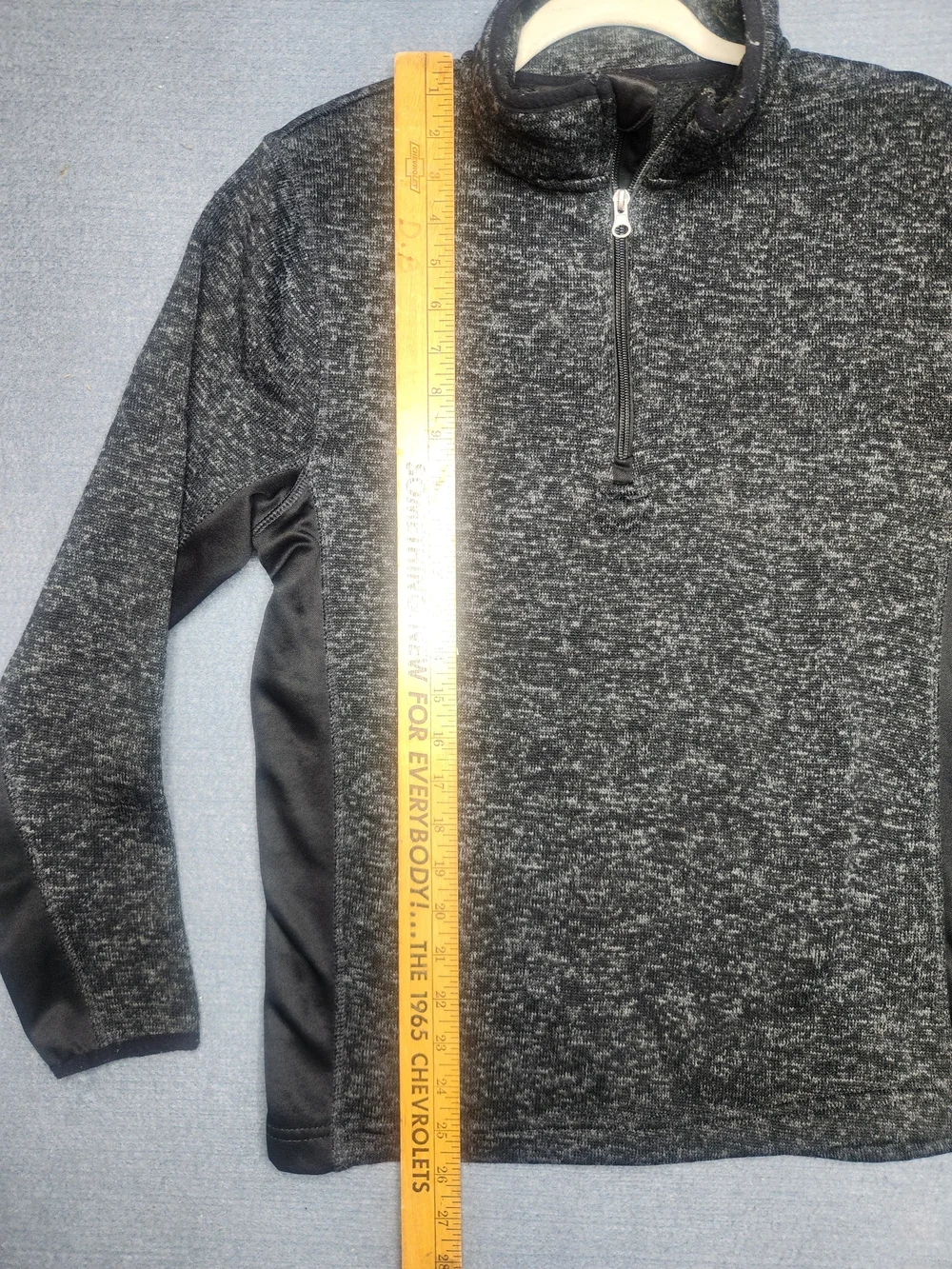 Beverly Hills Polo Club Women's Charcoal Heather Zip-Up Pullover